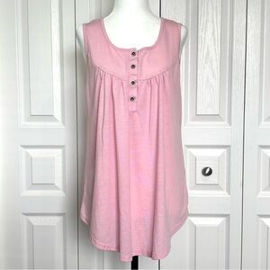 Pink Sleeveless Top
